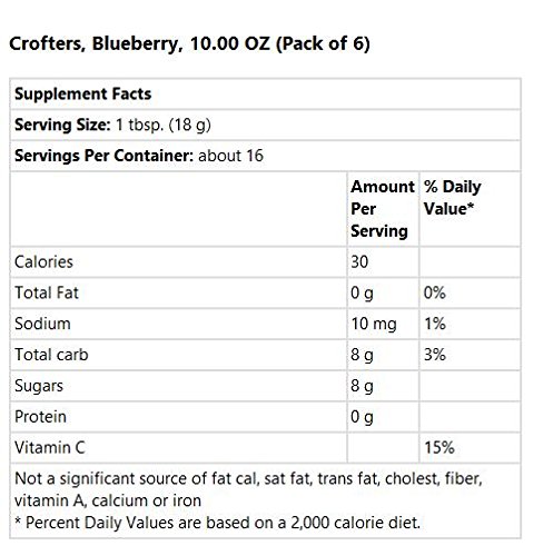 Crofters Wild Blueberry Fruit Spread (6 Pack)