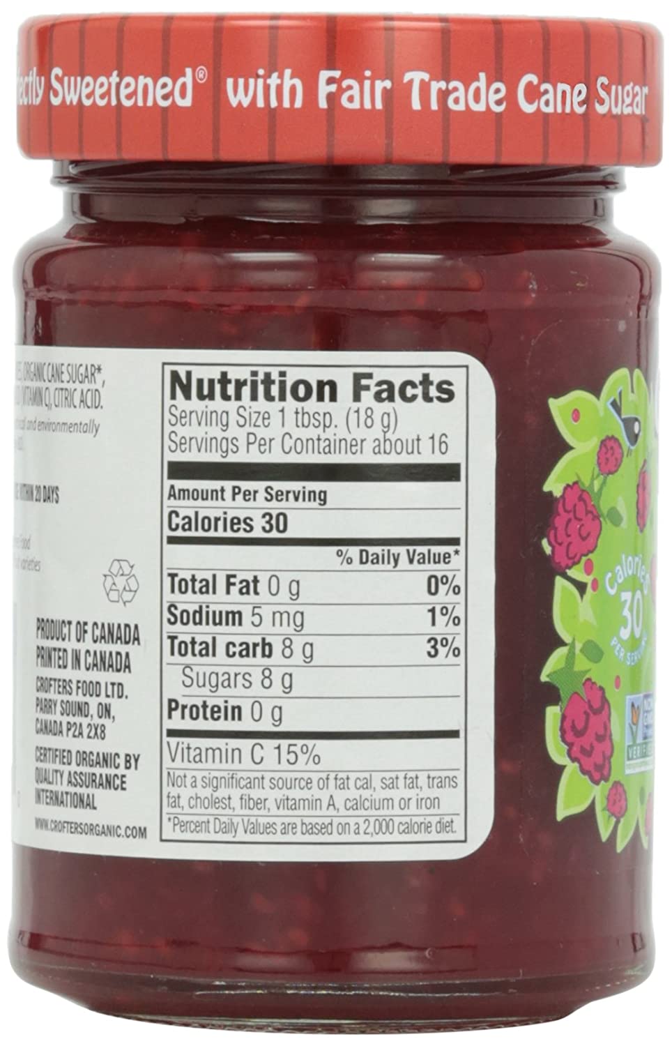Crofters Raspberry Conserves (6 Pack)