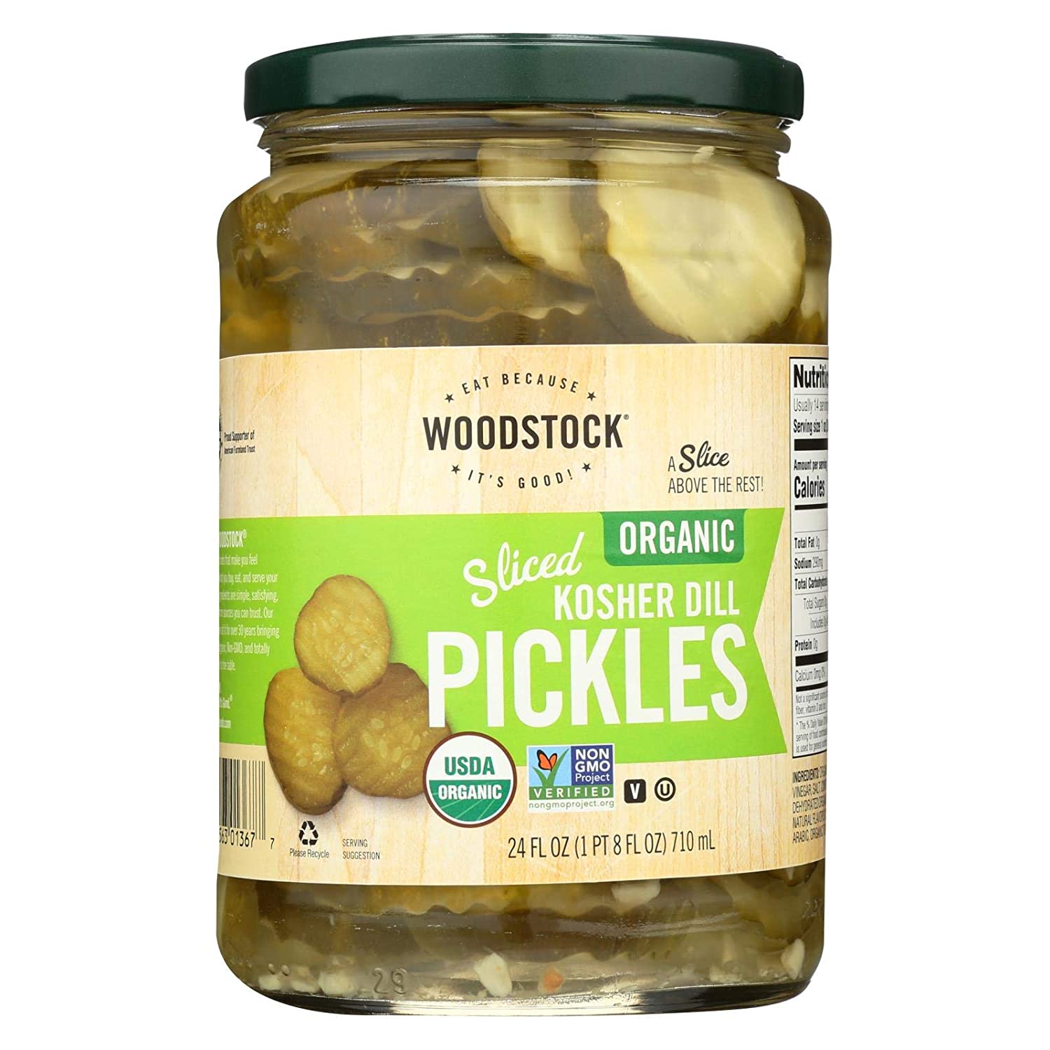 Woodstock Kosher Dill S Pickles (6 Pack)