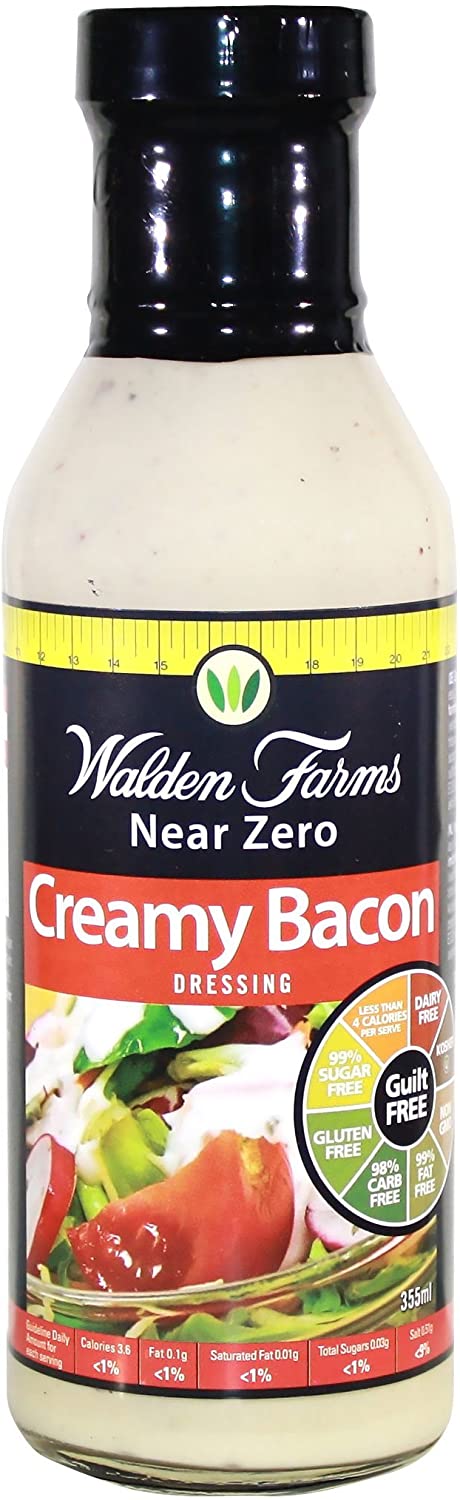 Walden Farms Calorie Free Creamy Bacon Salad Dressing (6 Pack)