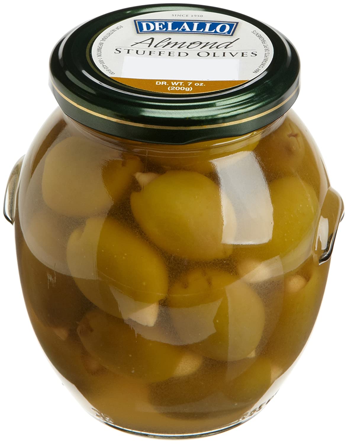 De Lallo Olives, Almond Stuffed (6 Pack)