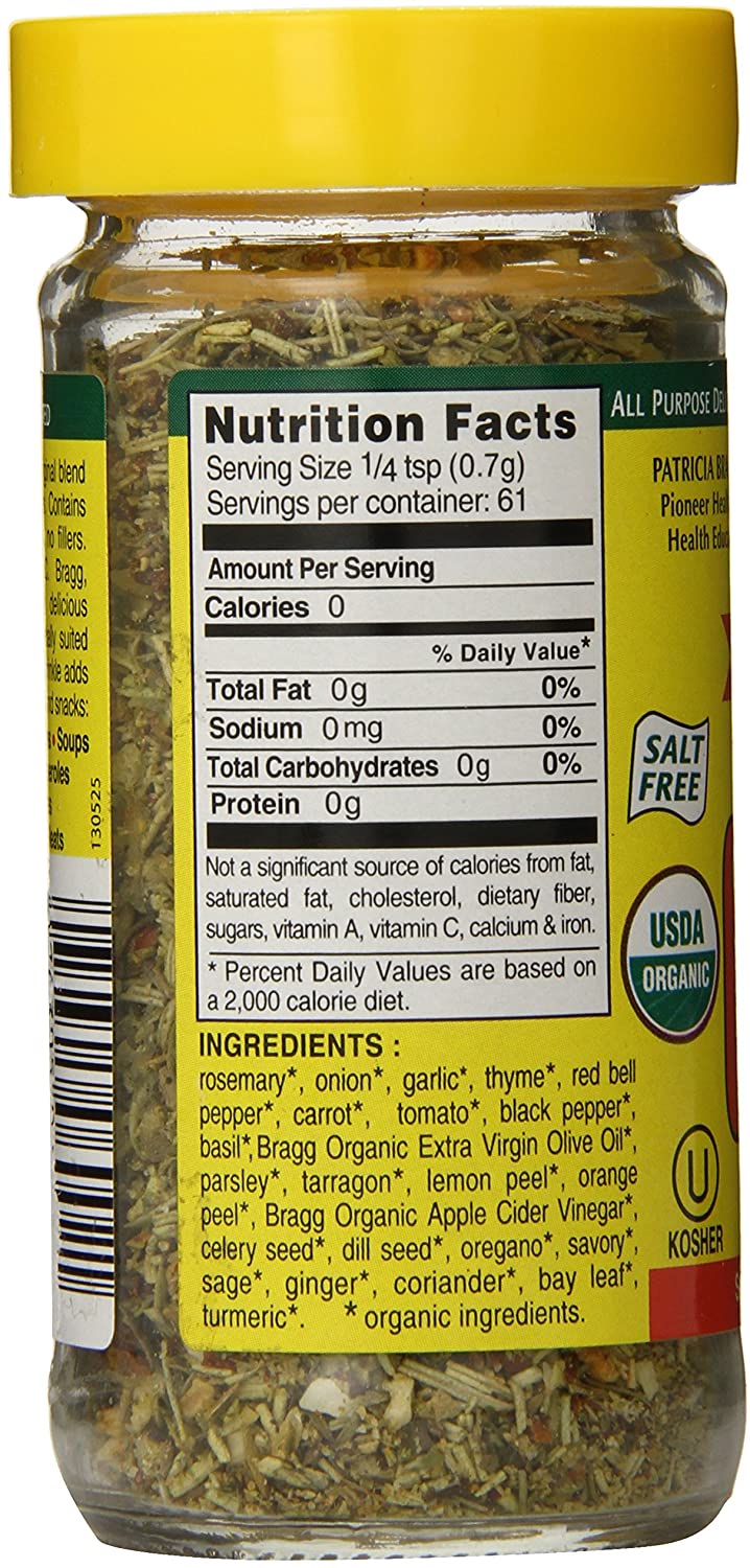 Bragg Organic Sprinkle 24 Herb (12 Pack)