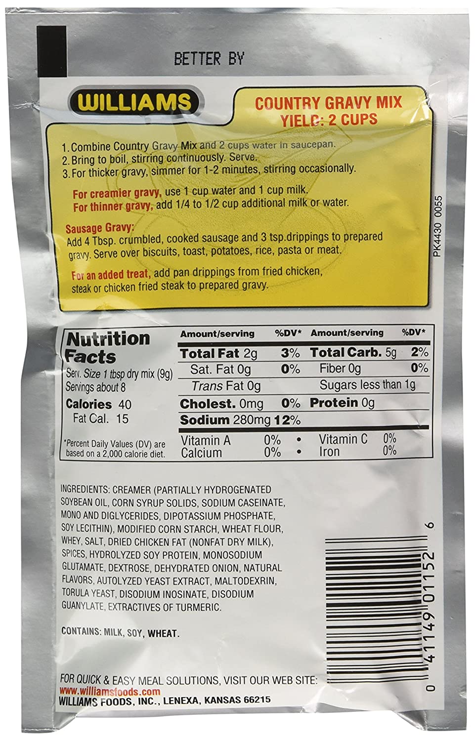 Williams Gravy Mix (12 Pack)