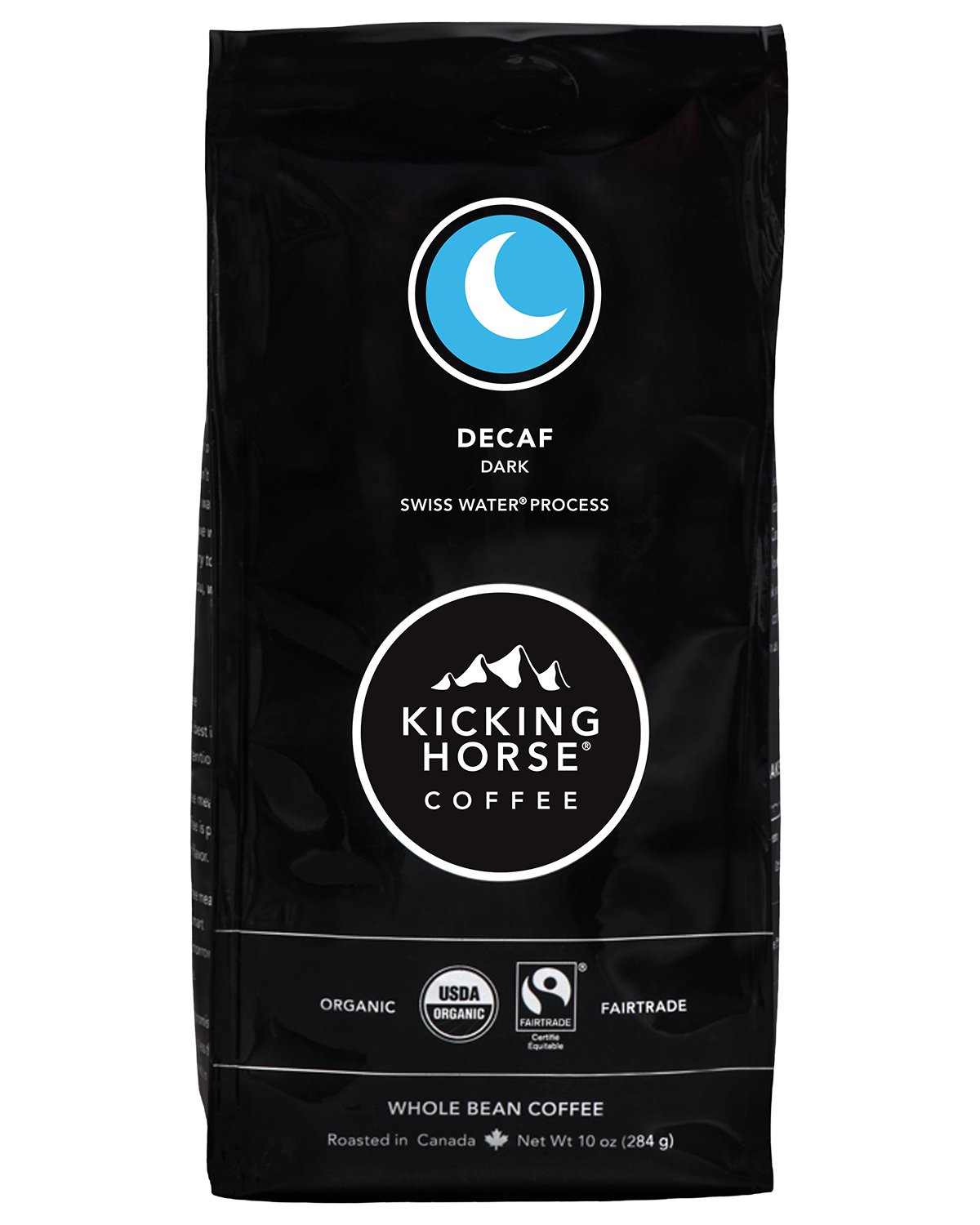 Kicking Horse Coffee Dark Decaf Swiss Water Process Whole Bean (6 Pack)
