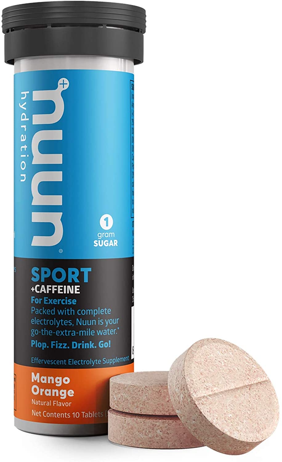 Nuun Active Hydration Energy: Hydrating Electrolyte Tablets, Mango Orange (8 Pack)