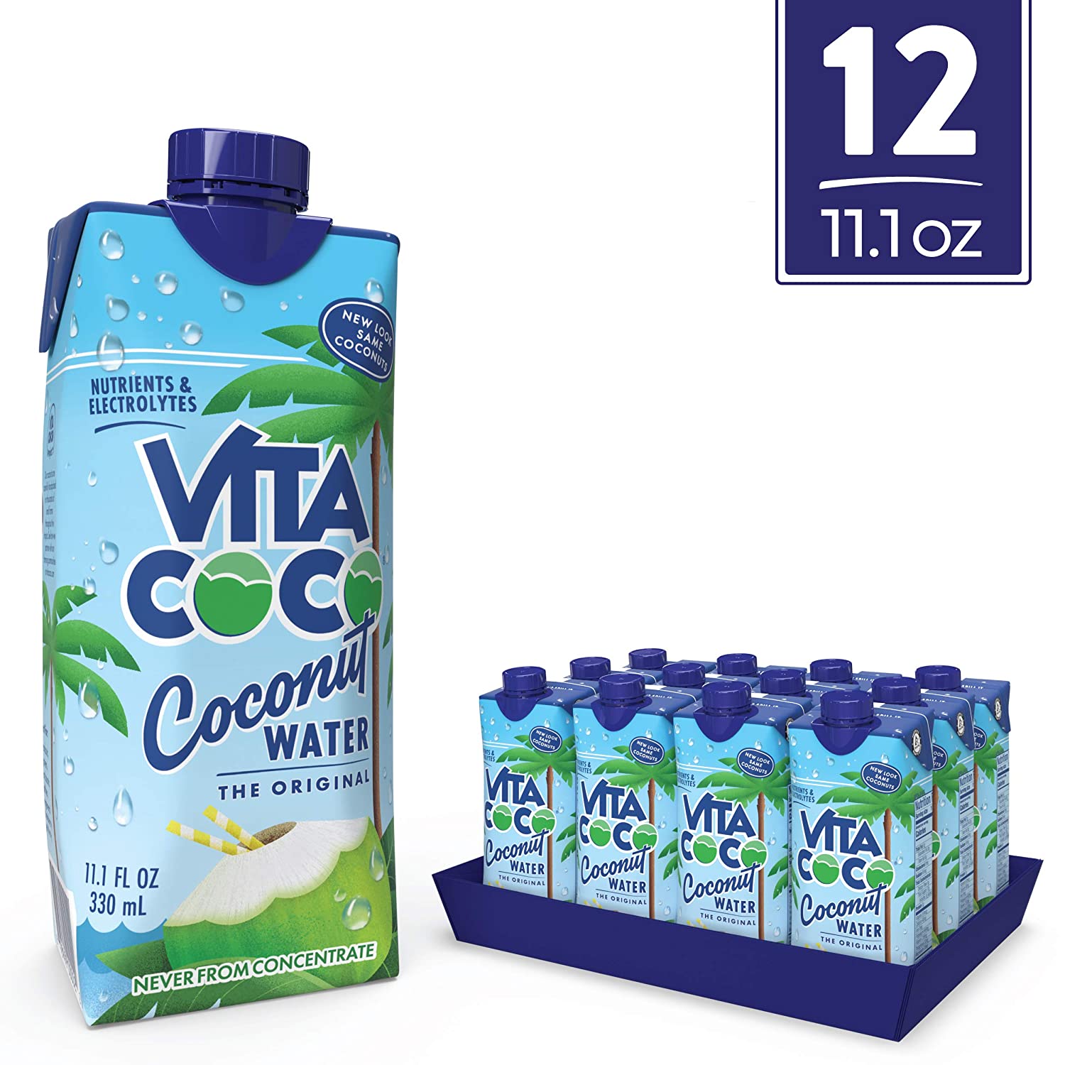 Vita Coco Pure Coconut Water (12 Pack)