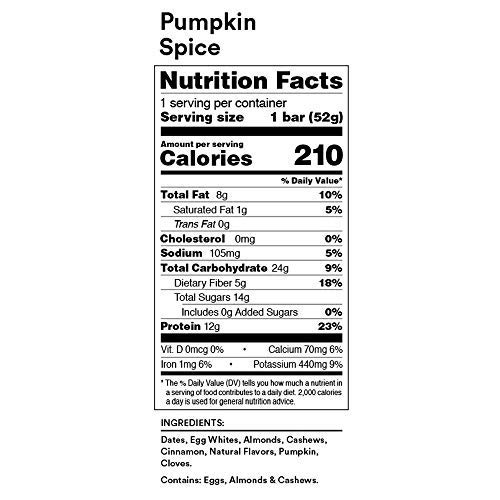 Rxbar Pumpkin Spice (12 Pack)