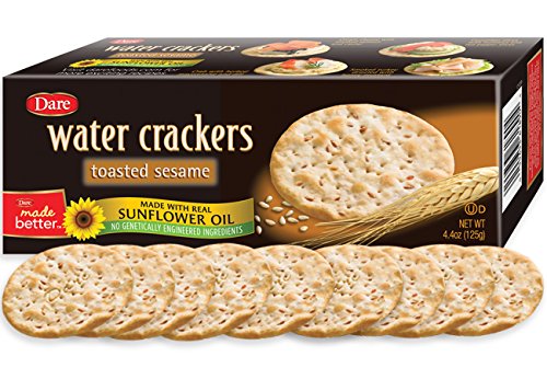 Dare Water Crackers, Toasted Sesame (12 Pack)