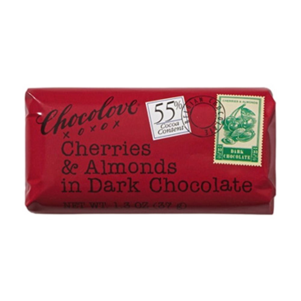Chocolove Dark Chocolate Cherry & Almond Mini Bar (12 Pack)
