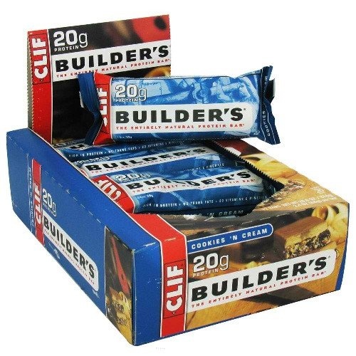 Clif Bar Cookies N Cream Builder Bar (12 Pack)