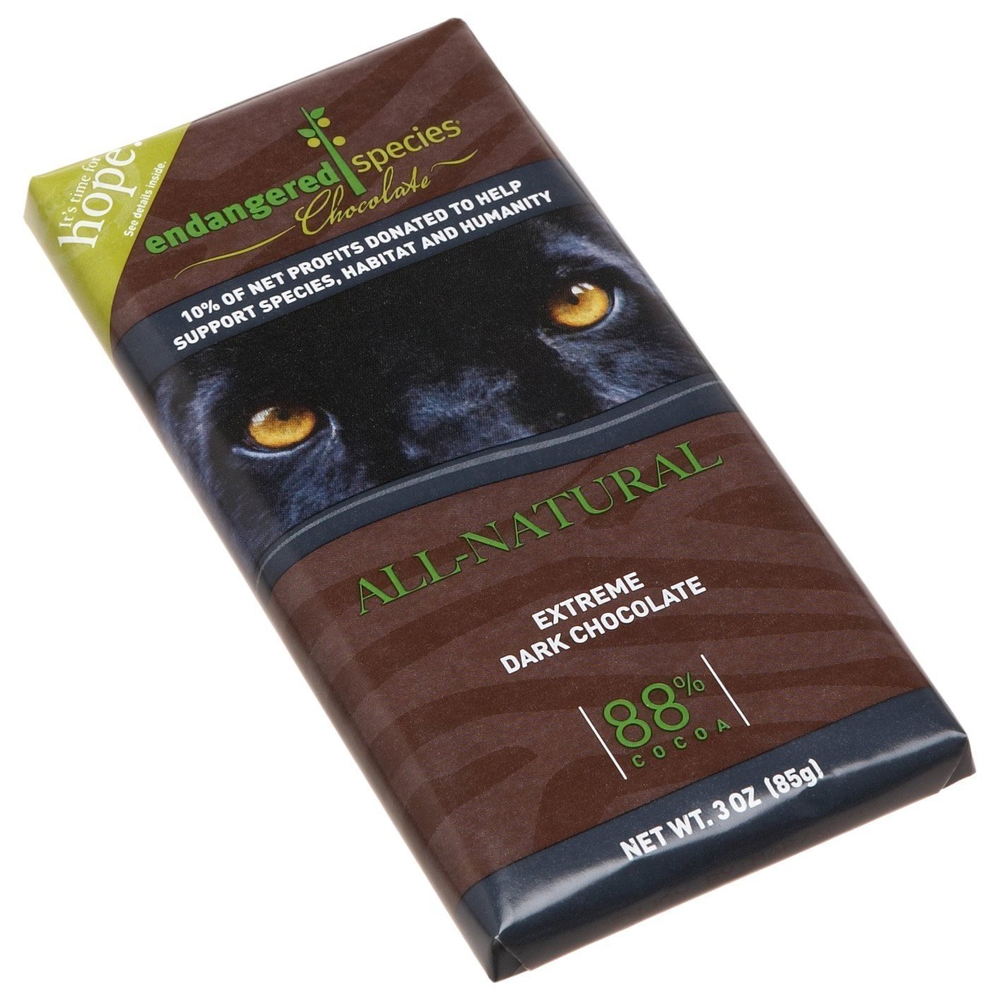 Endangered Species Ext Dark Chocolate Bar Black Panther (12 Pack)