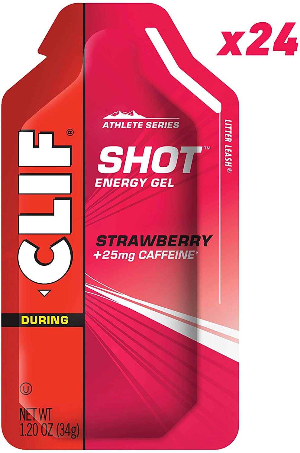 Clif Bar Strawberry Clif Bar Shot (24 Pack)