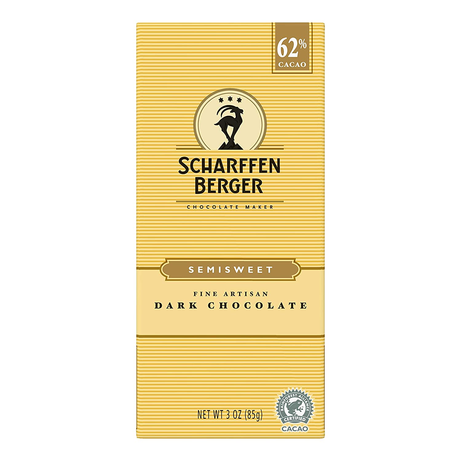 Scharffen Berger Semi Sweet Chocolate Bar (12 Pack)