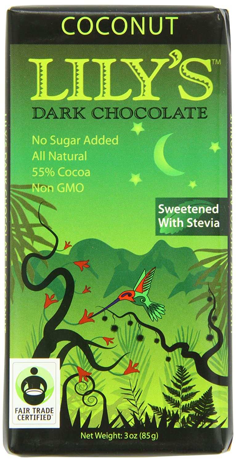 Lily's Dark Chocolate Coconut (12 Pack)