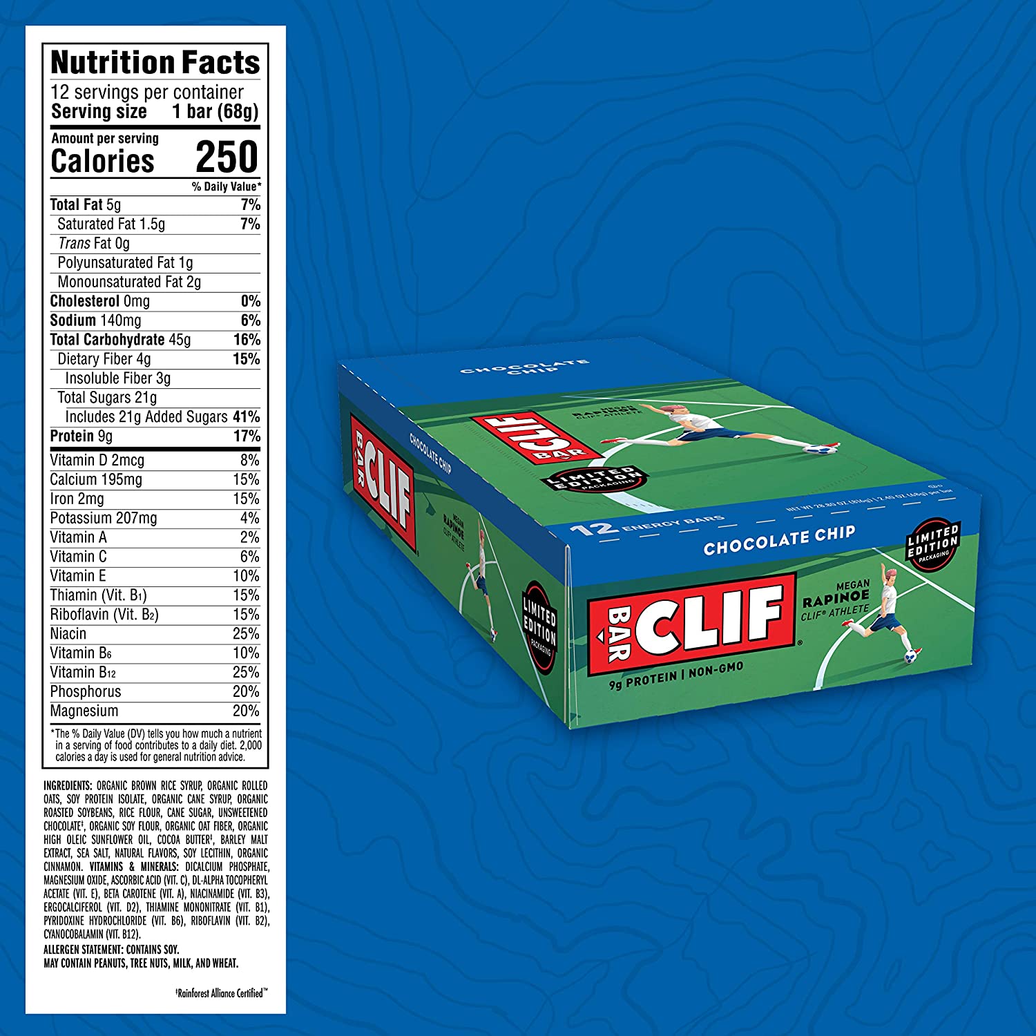 Clif Bar Chocolate Chip Clif Bar Bar (12 Pack)