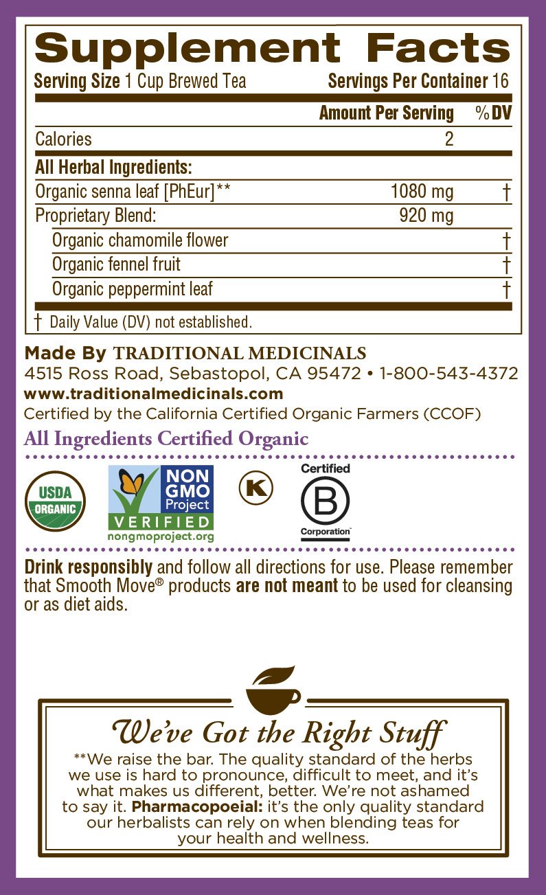 Traditional Medicinals Chamomile Smooth Move (1 Pack)