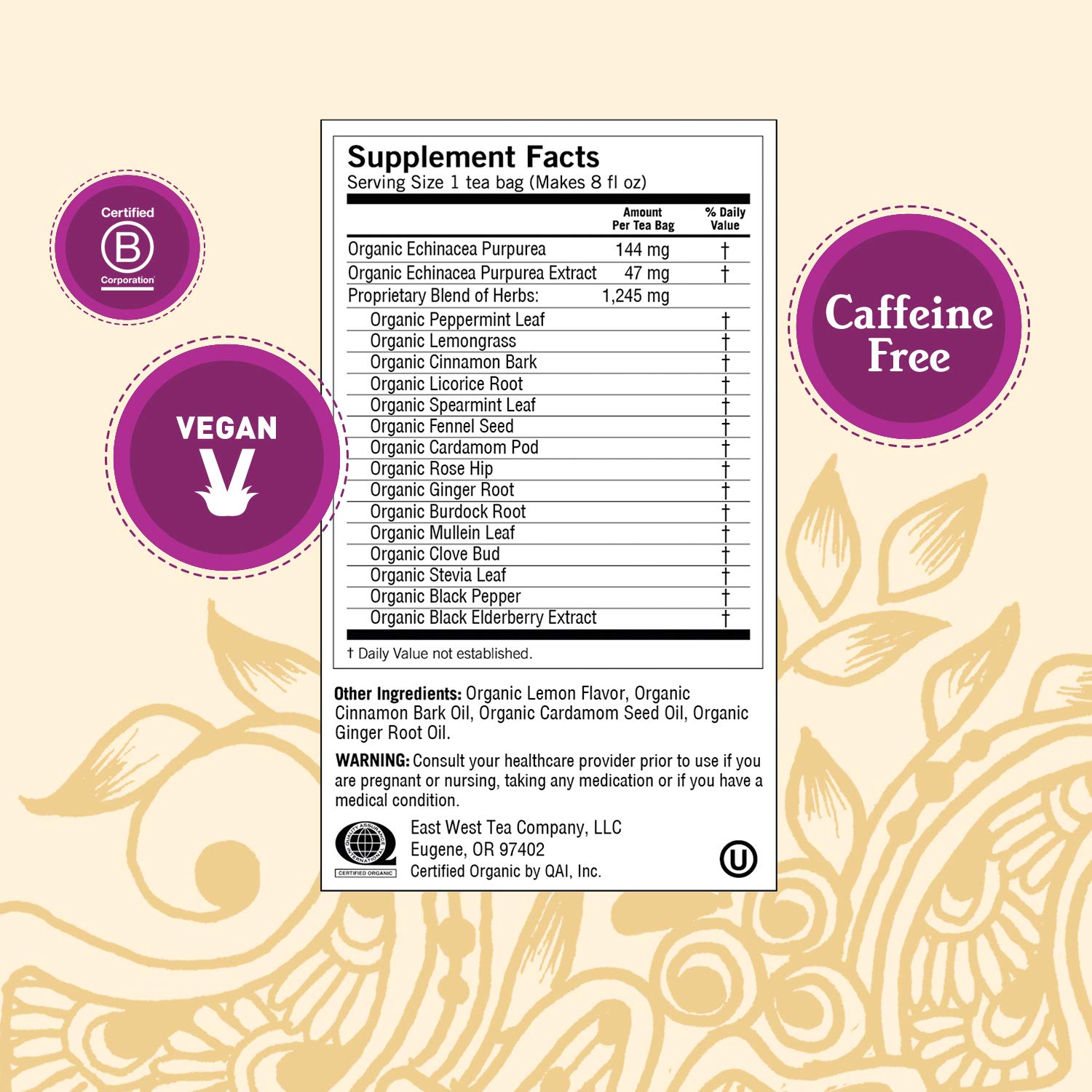 Yogi Echinacea Immune Tea (6 Pack)