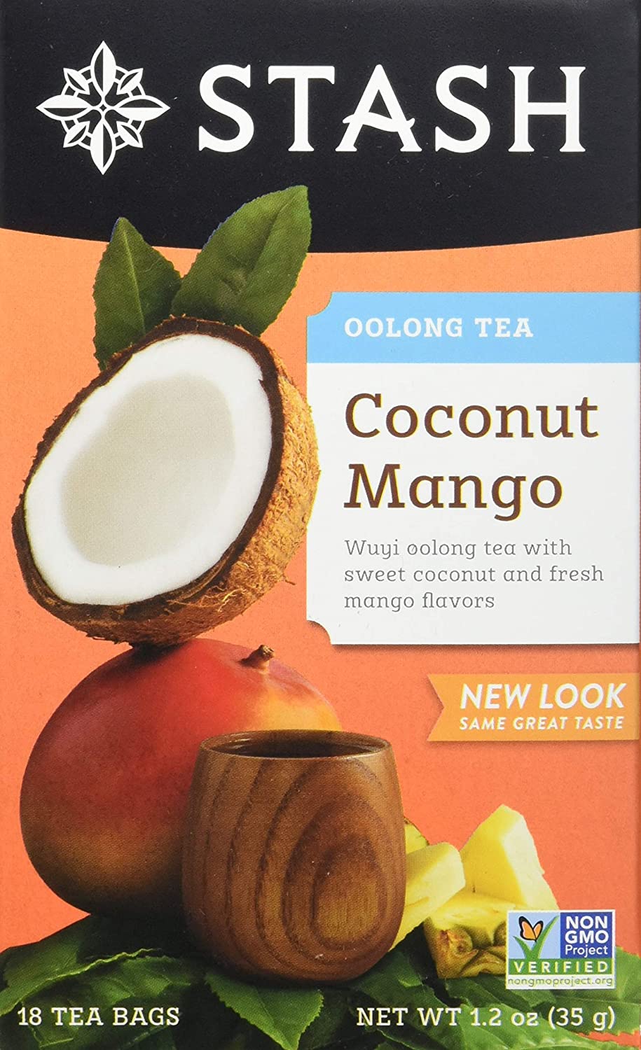 Stash Tea Oolong Mango Wuyi Tea (6 Pack)