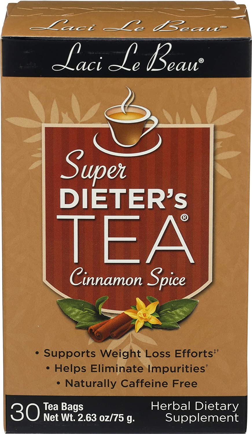 Laci Le Beau Cinnamon Spice Super Diet Tea (1 Pack)