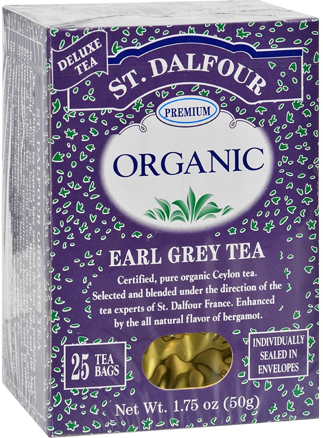 St Dalfour Organic Tea Earl Grey (1 Pack)