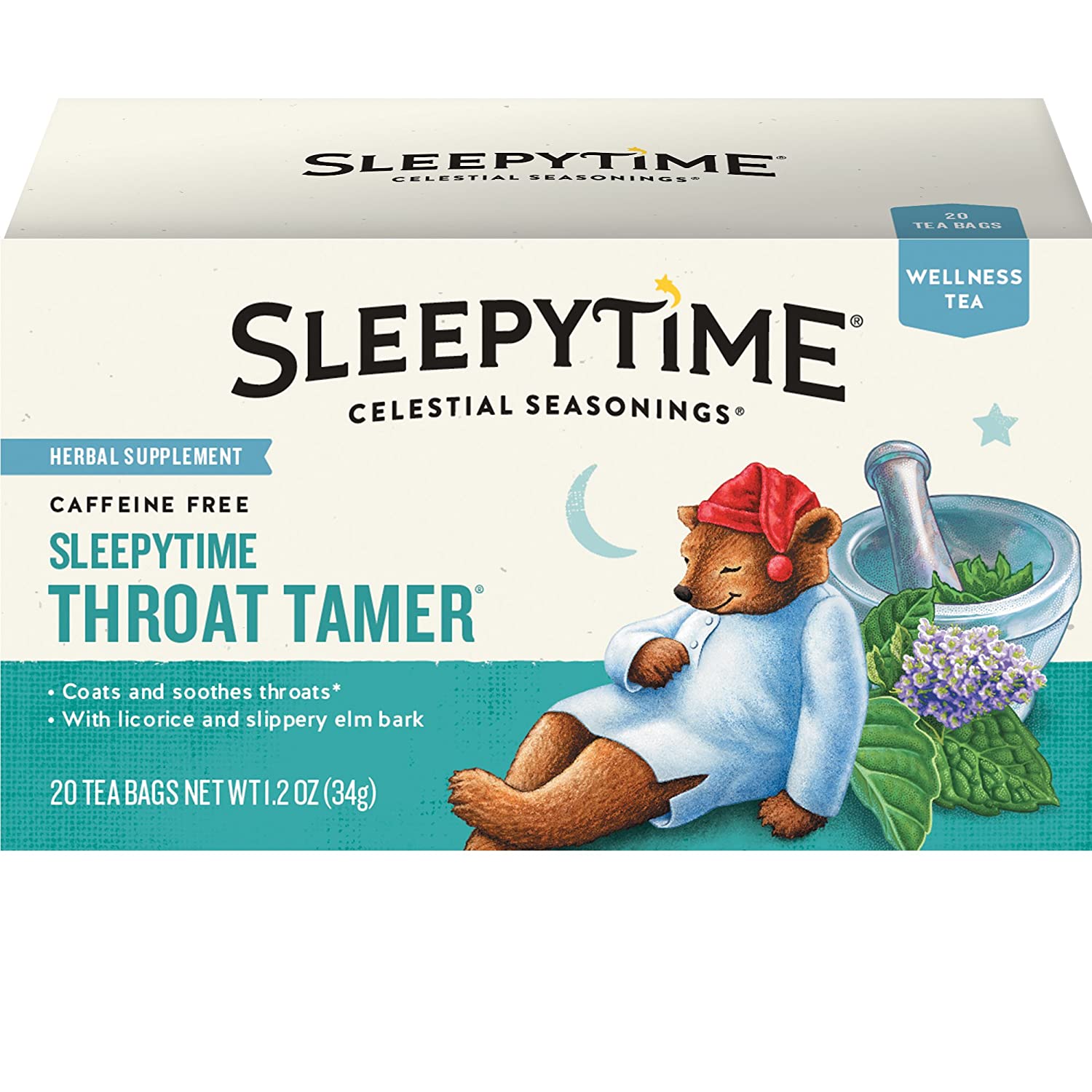 Celestial Seasonings Throat Tamer Herb Tea (6 Pack)