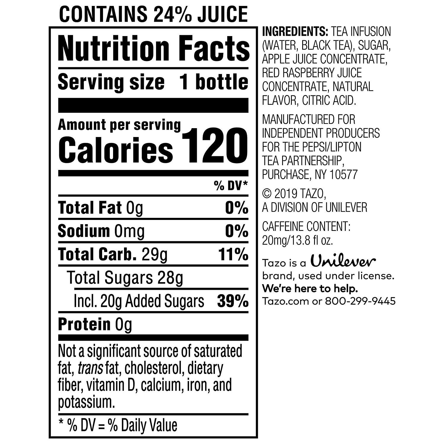 Tazo Tea Tazoberry Iced Tea (12 Pack)