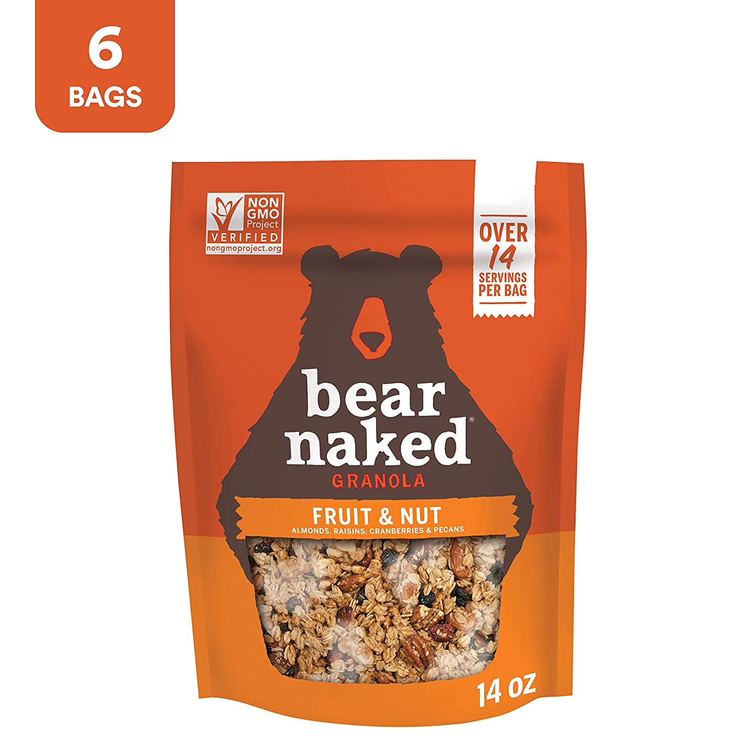 Bear Naked Granola Bites Peanut Butter And Honey (6 Pack)