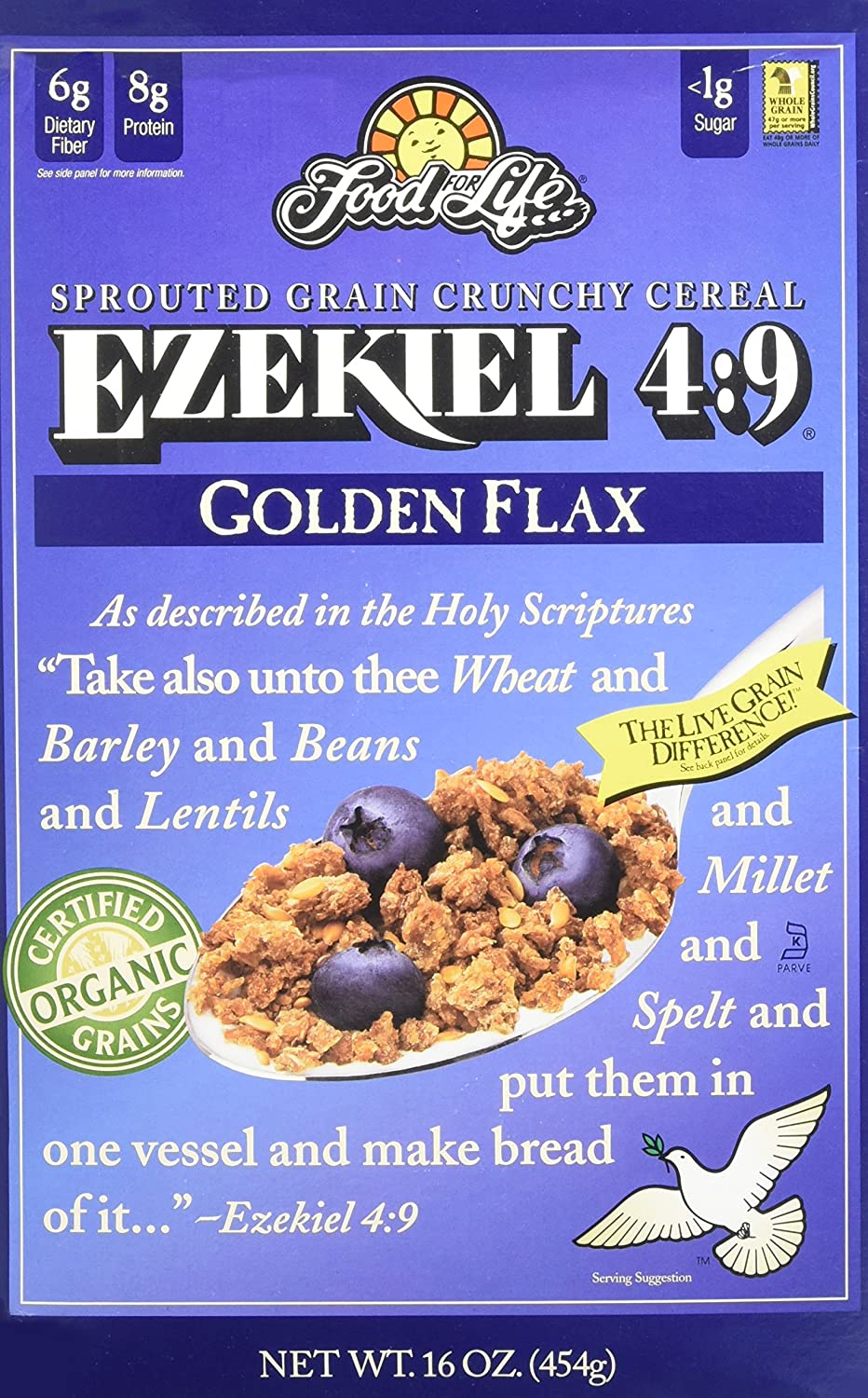 Food For Life Ezekiel 4:9 Golden Flax Cereal (6 Pack)
