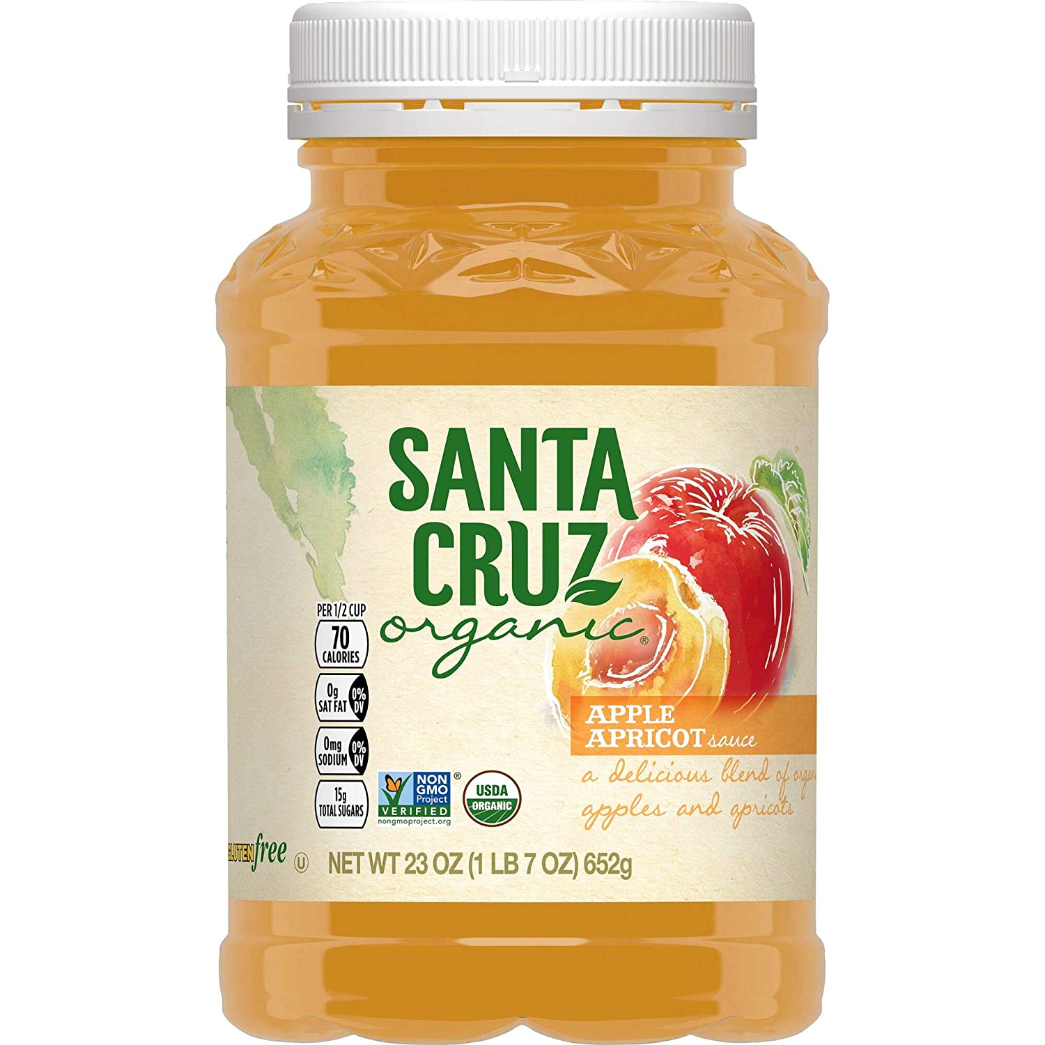Santa Cruz Apricot Applesauce (12 Pack)