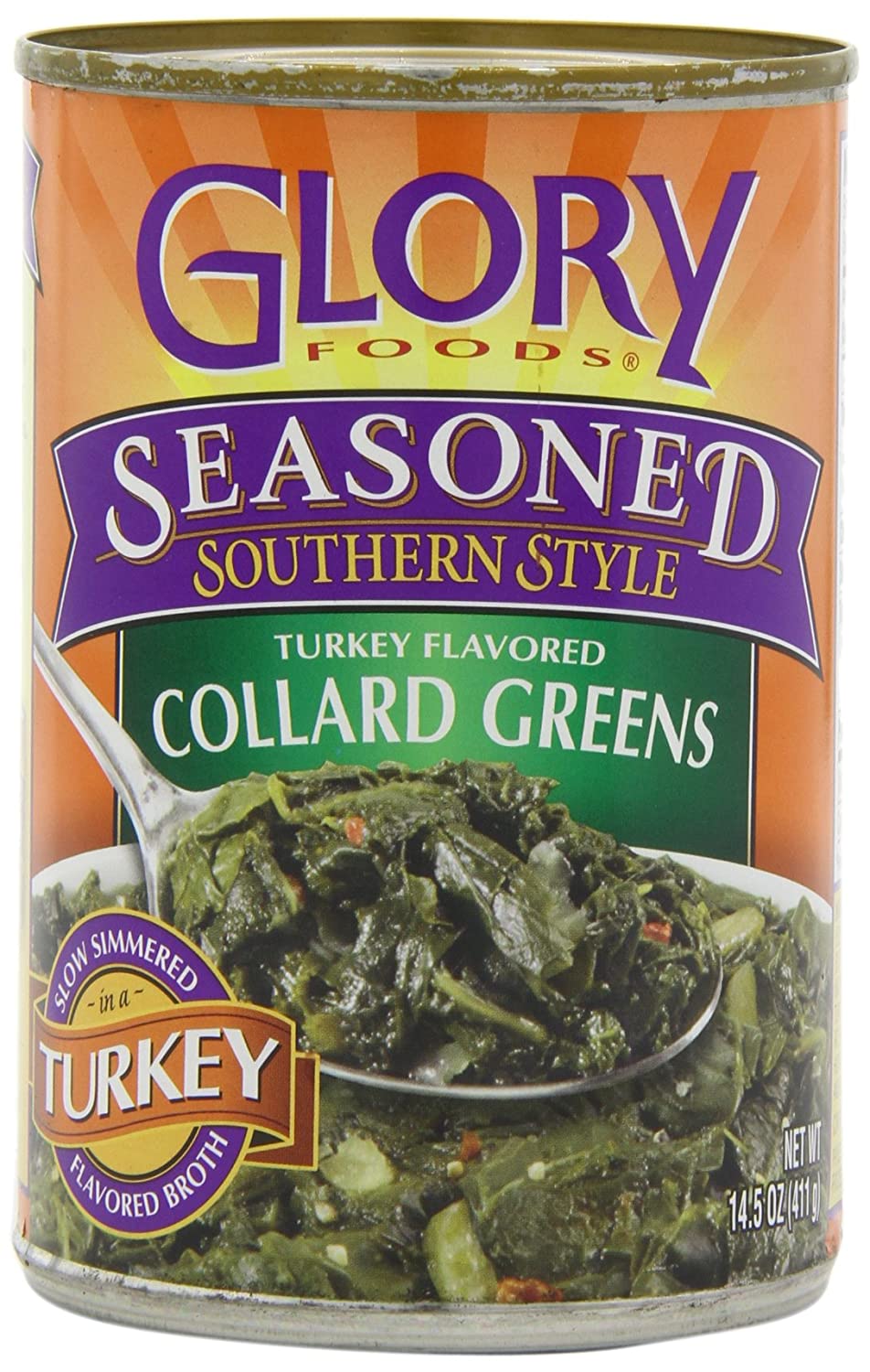 Glory Foods Turnip Greens Turkey Flavored (12 Pack)