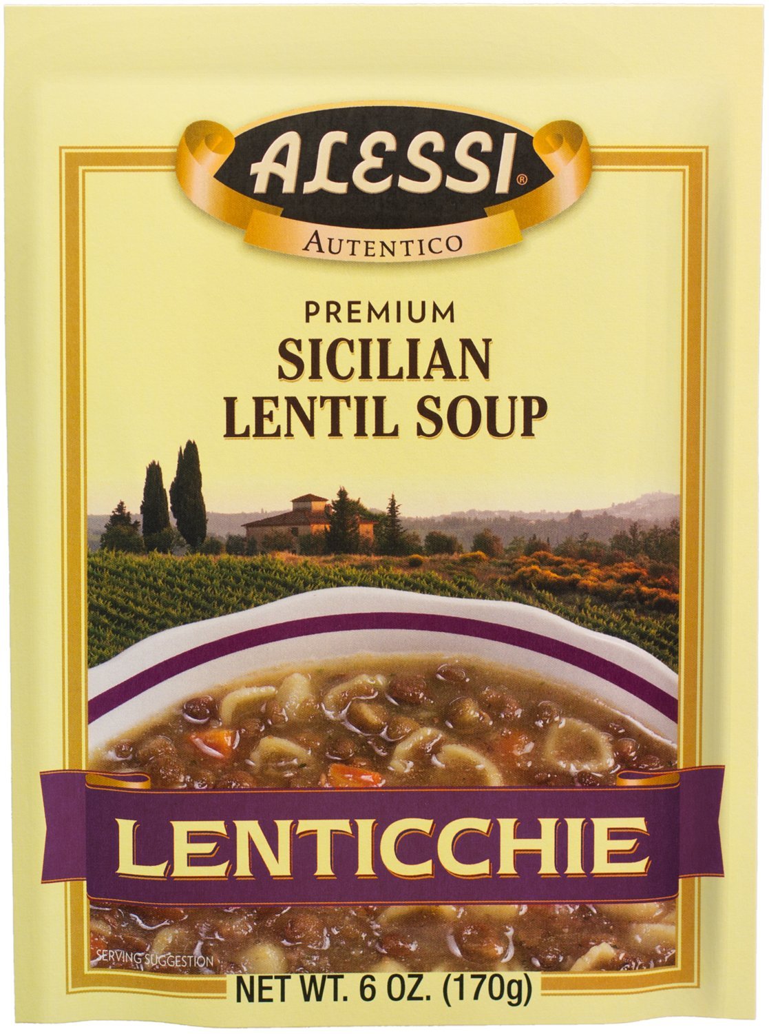 Alessi Lentil Soup (6 Pack)